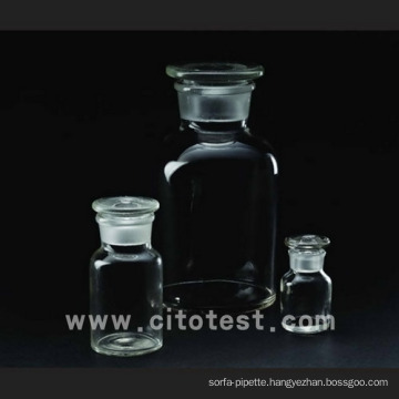 Glass Material Wide Mouth Reagent Bottles (4033-0030)